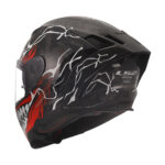 Kaciga LS2 Full Face FF807 DRAGON FC INCUBUS belo crvena M - Slika 3