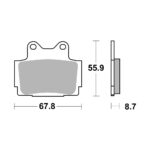 Disk pločice BREMBO 07YA1207 ( CARBON - CERAMIC )