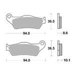 Disk pločice BREMBO 07BB28SP ( SINTER )