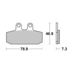 Disk pločice BREMBO 07006XS ( SINTER )