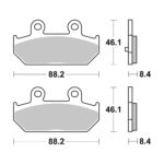 Disk pločice BREMBO 07058XS ( SINTER )