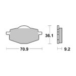 Disk pločice BREMBO 07YA1407 ( CARBON - CERAMIC )