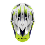 Kaciga LS2 Cross MX708 FAST II FORT belo žuta - Slika 6