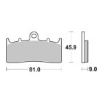 Disk pločice BREMBO 07GR62SA ( SINTER )