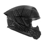 Kaciga LS2 Full Face FF820 RAPID III LABYRINTH crno siva 3XL - Slika 4