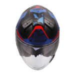 Kaciga LS2 Jet OF603 INFINITY II NIGHTLINE plavo crvena - Slika 6