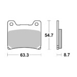 Disk pločice BREMBO 07YA11SP ( SINTER )