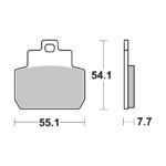 Disk pločice BREMBO 07061XS ( SINTER )