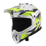 Kaciga LS2 Cross MX708 FAST II FORT belo žuta XXL