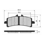Disk pločice BREMBO 07BB37SA ( SINTER )