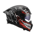 Kaciga LS2 Full Face FF807 DRAGON FC INCUBUS belo crvena M - Slika 5