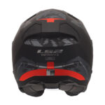 Kaciga LS2 Jet OF603 INFINITY II NIGHTLINE sivo crvena XL - Slika 3