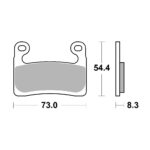 Disk pločice BREMBO 07GR90LA ( SINTER )