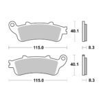 Disk pločice BREMBO 07HO42SA ( SINTER )