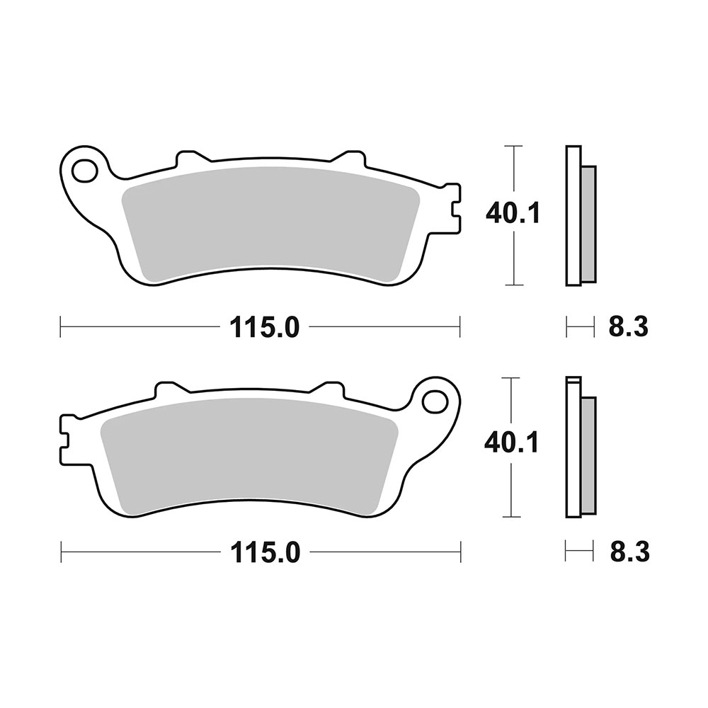 Disk pločice BREMBO 07HO42SA ( SINTER )