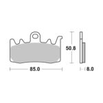 Disk pločice BREMBO 07BB38LA ( SINTER )