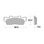 Disk pločice BREMBO 07085XS ( SINTER )
