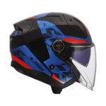 Kaciga LS2 Jet OF603 INFINITY II NIGHTLINE plavo crvena M - Slika 4