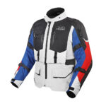 Jakna LS2 BREAKOUT muška sivo plavo crvena 4XL