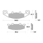 Disk pločice BREMBO 07KA09SA ( SINTER )
