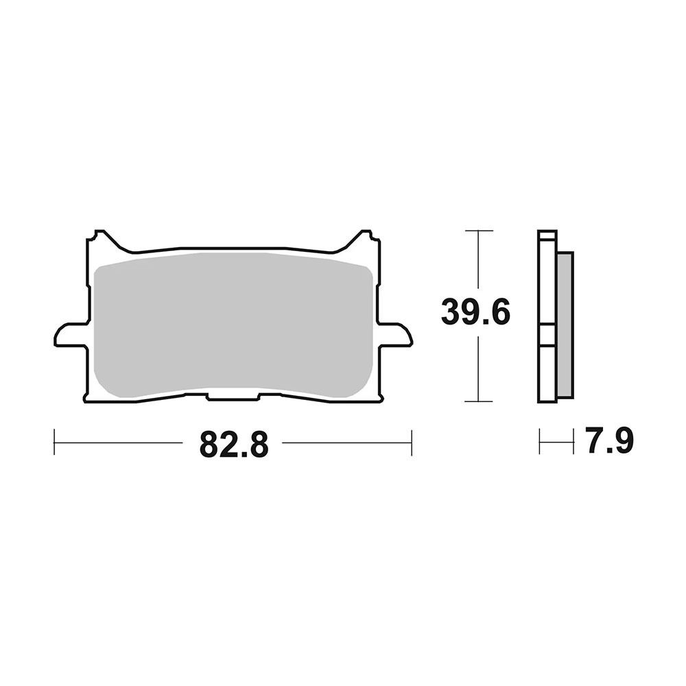 Disk pločice BREMBO 07HO62SA ( SINTER )