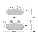 Disk pločice BREMBO 07YA2508 ( CARBON - CERAMIC )