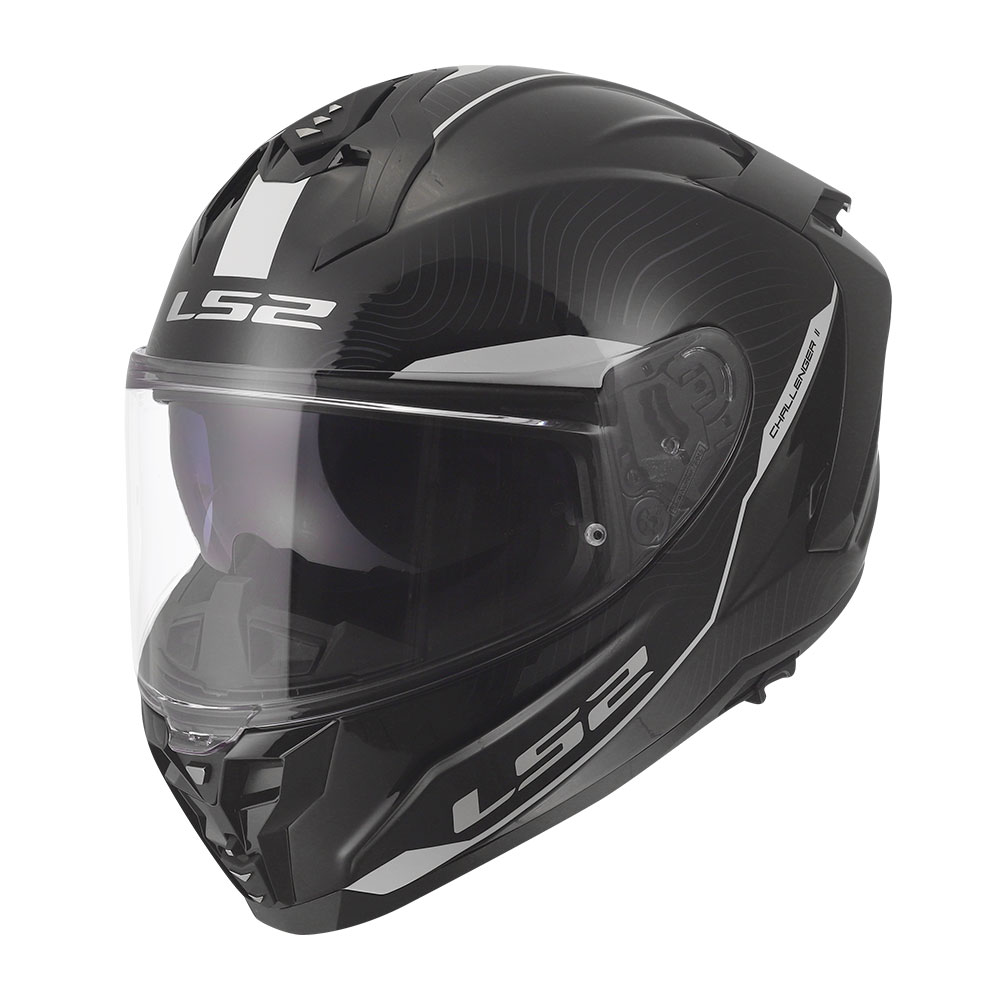 Kaciga LS2 Full Face FF817 CHALLENGER II ESSENTIAL crno bela XL