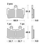 Disk pločice BREMBO 07HO37SA ( SINTER )