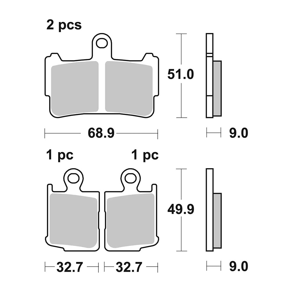 Disk pločice BREMBO 07HO37SA ( SINTER )