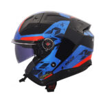 Kaciga LS2 Jet OF603 INFINITY II NIGHTLINE plavo crvena XL - Slika 2
