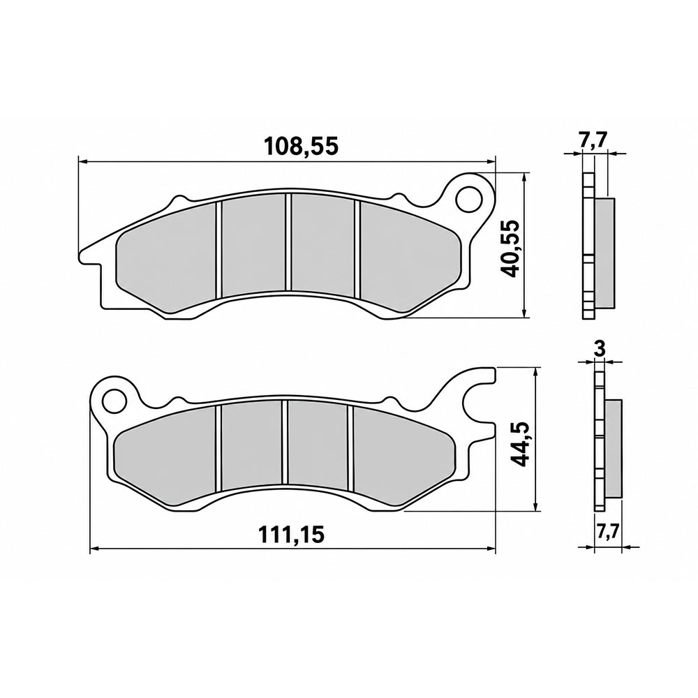 Disk pločice RB MAX Longija Easymax 125cc / Keeway 125cc