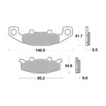 Disk pločice BREMBO 07KA09SP ( SINTER )