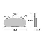 Disk pločice BREMBO 07BB38SA ( SINTER )