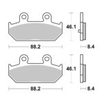 Disk pločice BREMBO 07058 ( CARBON - CERAMIC )