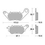 Disk pločice BREMBO 07YA53CC ( CARBON - CERAMIC )