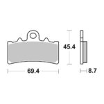Disk pločice BREMBO 07GR18CC ( CARBON - CERAMIC )