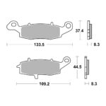 Disk pločice BREMBO 07KA18SA ( SINTER )