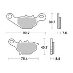 Disk pločice BREMBO 07036 ( CARBON - CERAMIC )