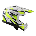 Kaciga LS2 Cross MX708 FAST II FORT belo žuta - Slika 4
