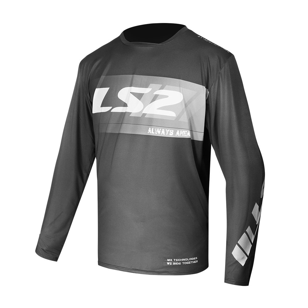 Dres Motocross LS2 GRAVEL crno sivi M