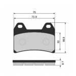 Disk pločice BREMBO 07BB19SA ( SINTER )
