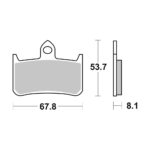 Disk pločice BREMBO 07HO28LA ( SINTER )