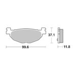 Disk pločice BREMBO 07059XS ( SINTER )