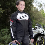 Jakna LS2 APEX EVO dečija crno belo crvena - Slika 4
