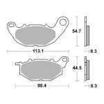 Disk pločice BREMBO 07YA52SA ( SINTER )