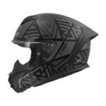 Kaciga LS2 Full Face FF820 RAPID III LABYRINTH crno siva 3XL - Slika 2