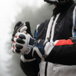 Rukavice LS2 NORDIC sivo plavo crvene 3XL - Slika 3